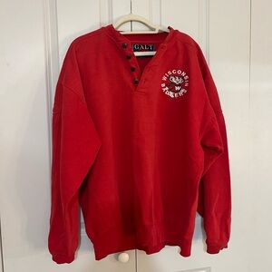 Vintage Wisconsin Crewneckk Galt Sand